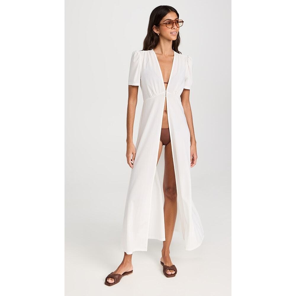 New STAUD Sonya Coverup Maxi Dress Size XS Beach Vacation Honeymoon Sun Summer